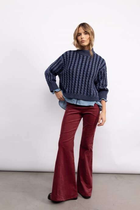 Sweater Edith Short Azul