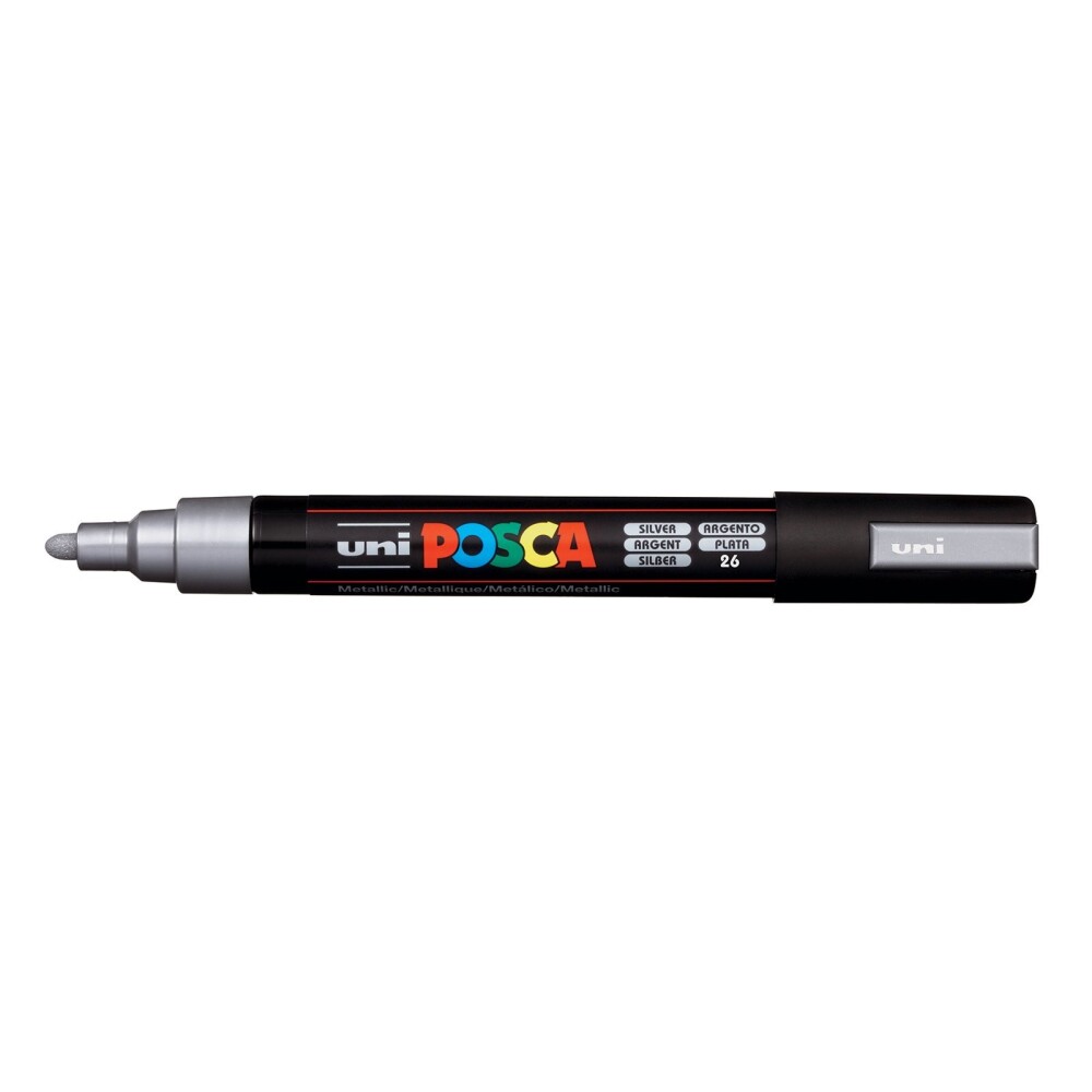 Marcador Uni Posca 2,5Mm Plateado #MARCADOR UNI POSCA 2,5MM PLATEADO
