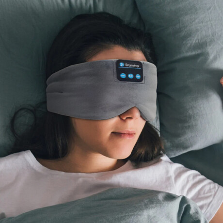 Vincha antifaz con Bluetooth Relax para dormir antistress Gris