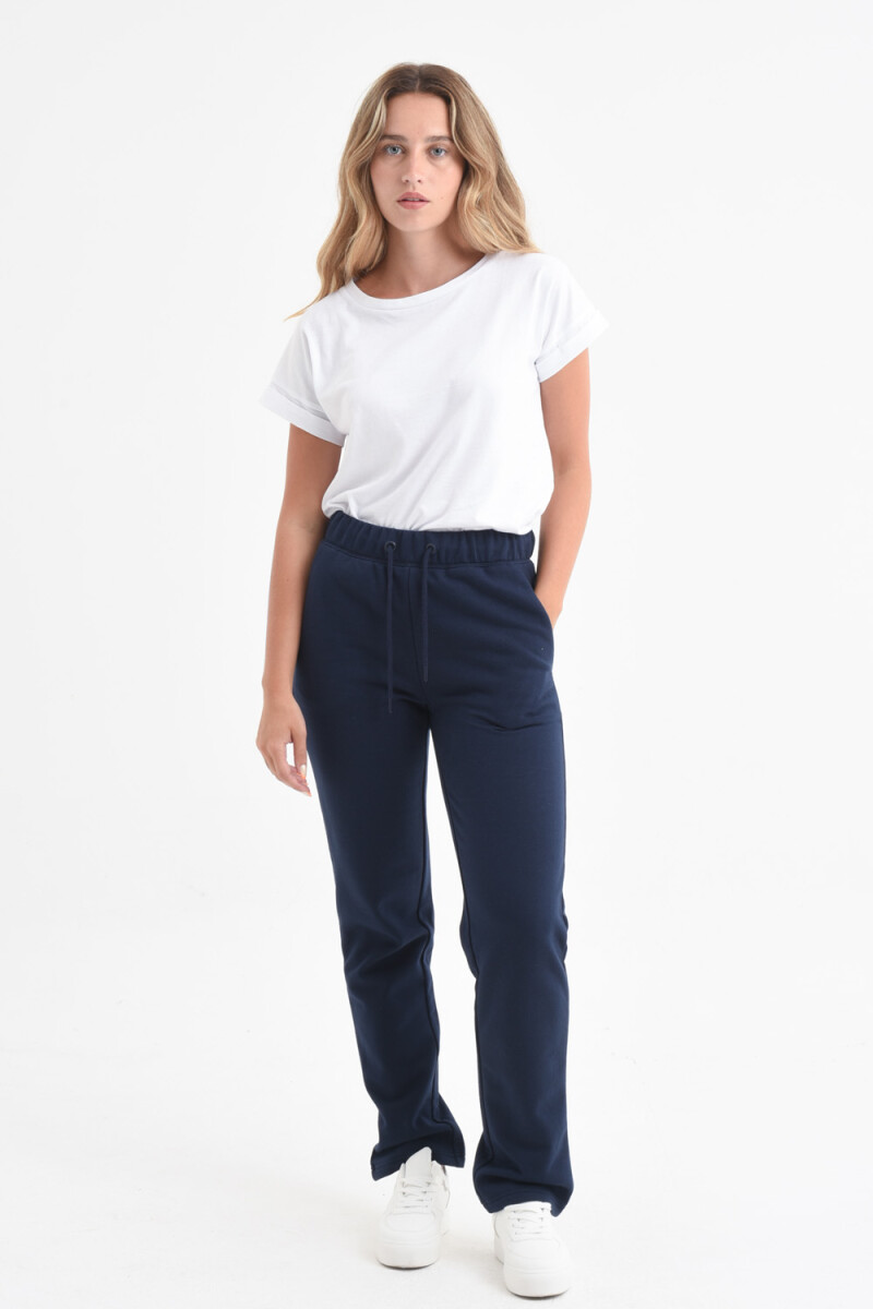 Pantalón deportivo recto Azul