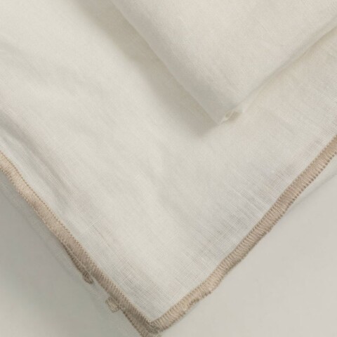 Camino Lino Overlock Off White 50x220 Camino Lino Overlock Off White 50x220