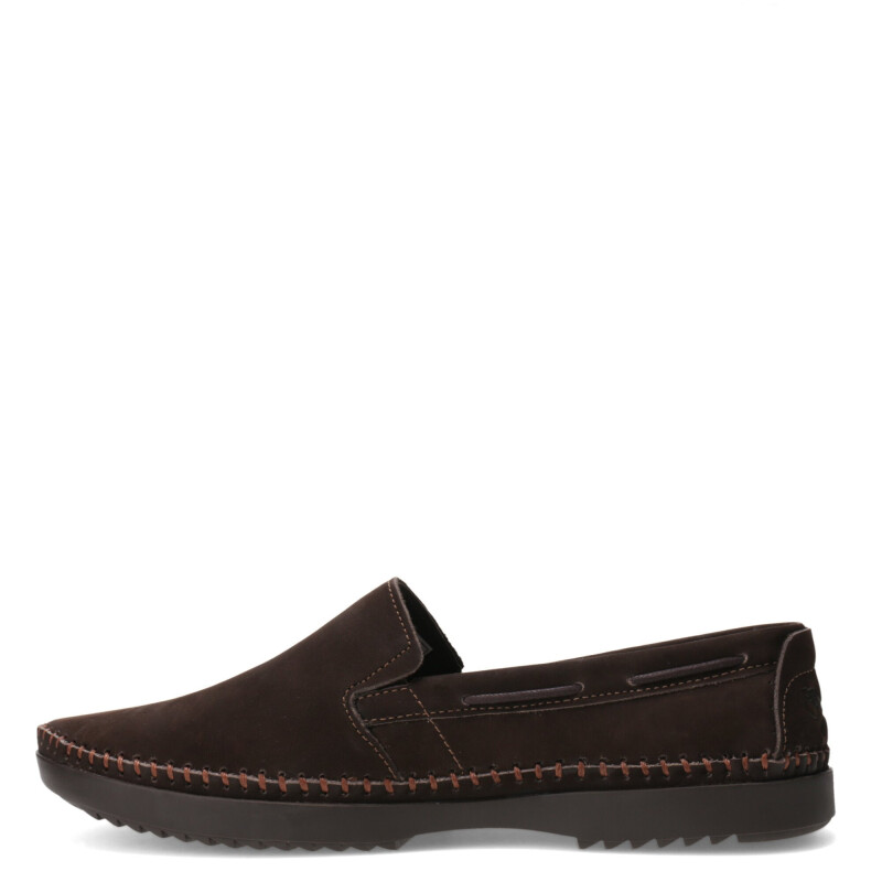 Mocasines de Hombre Freeway Casual - Logan X6 Marrón Chocolate (Nobuk)