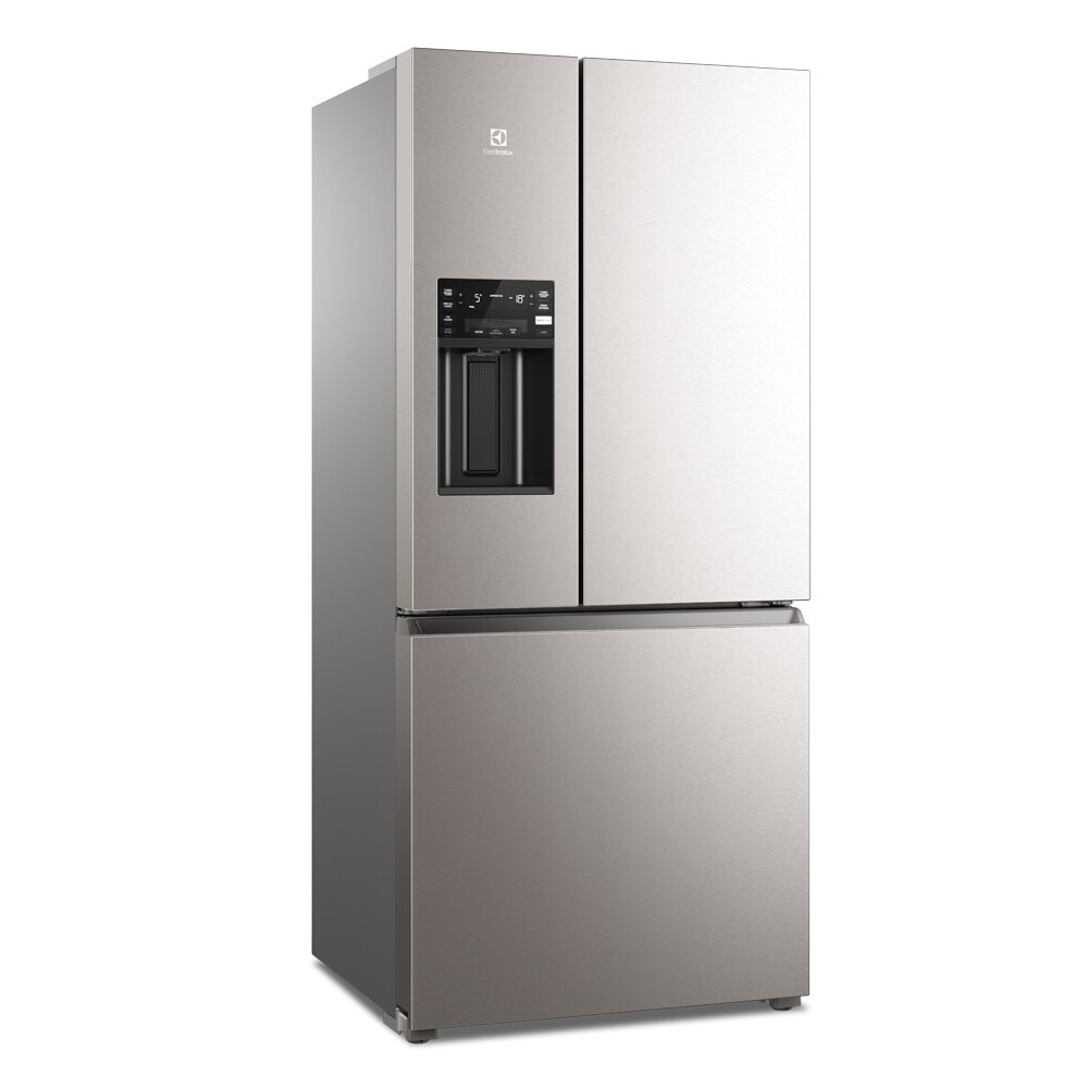 Refrigerador MULTIDOOR Frío Seco 633 Lts Black C/D INVERTER Gris