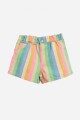 Short rayado MULTICOLOR