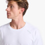 Polo Running Aero Tee Hombre White/silver Reflective