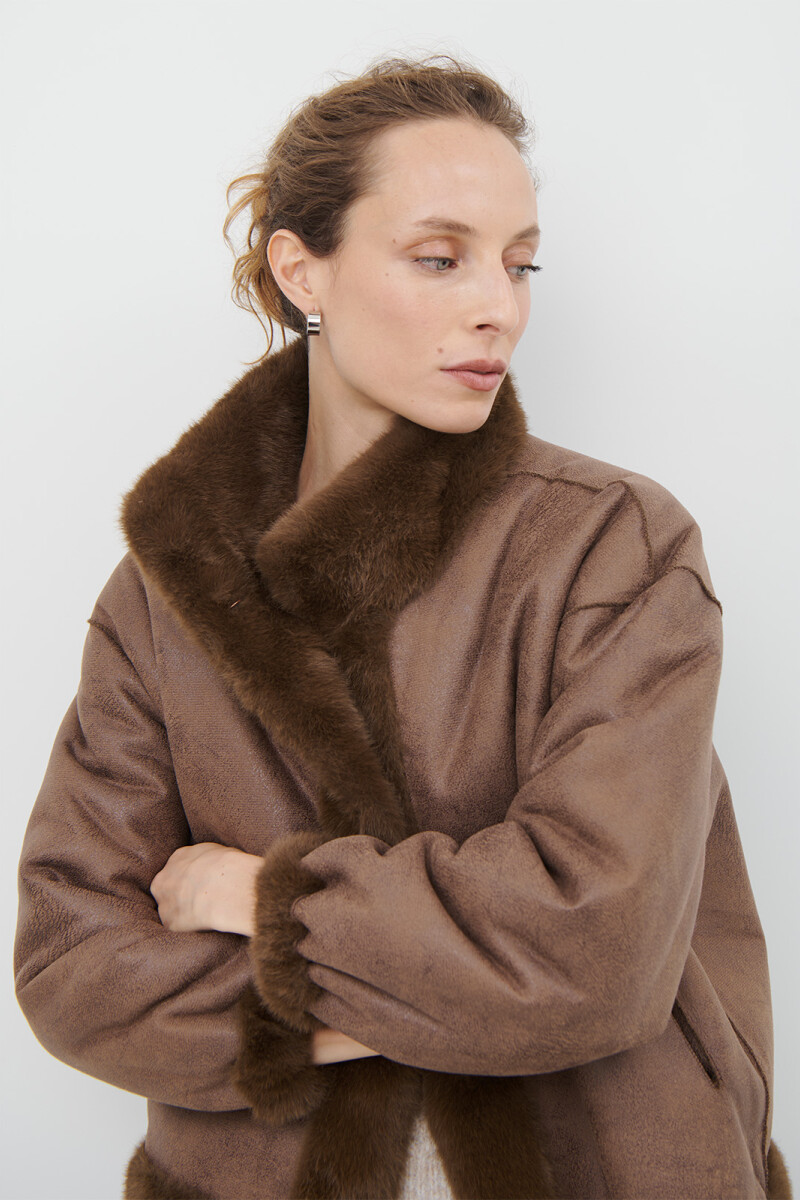 CHAQUETA FOXY MARRON