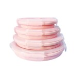 TUPPER DE SILICONA REDONDO SET x4 TUPPER DE SILICONA REDONDO SET x4