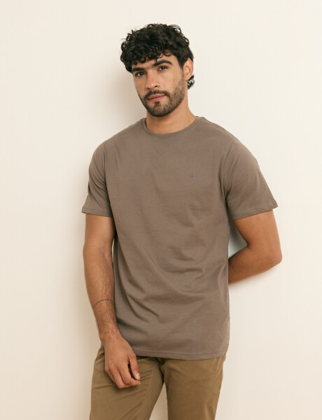520658 T-SHIRT HARRINGTON LABEL Kaki