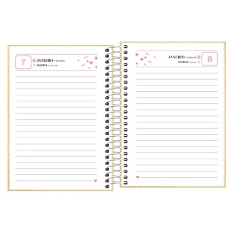 Agenda Tilibra 2026 Shine Negra