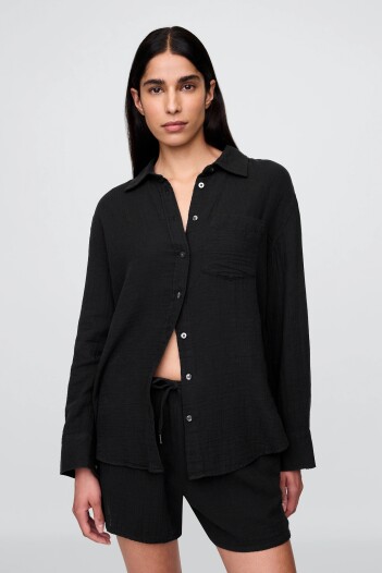 Camisa Muselina Mujer True Black