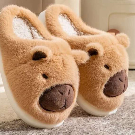 Pantuflas Carpincho Marrón