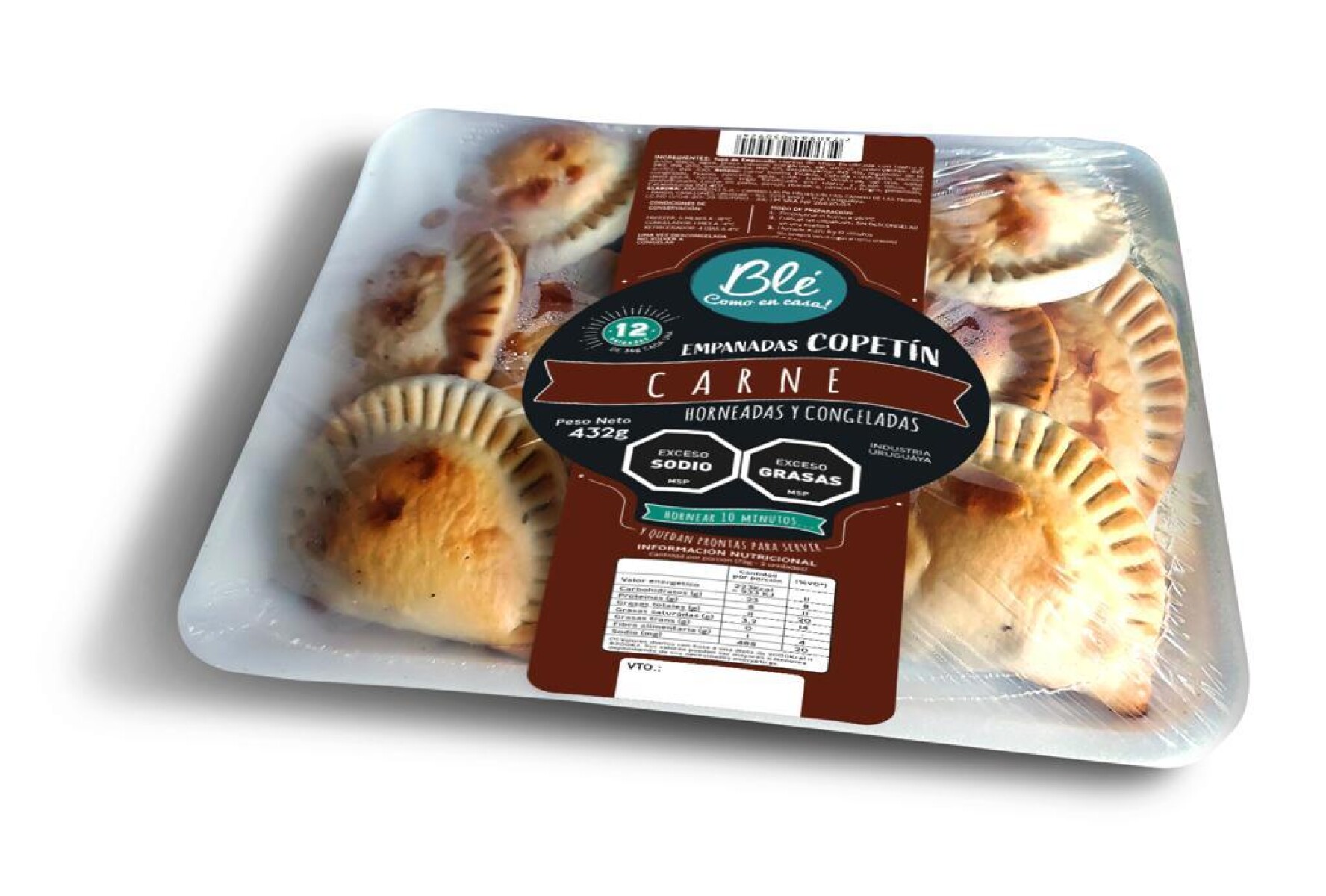 EMPANADAS COPETIN CARNE X12 +SOLO PDE O WEB+ 