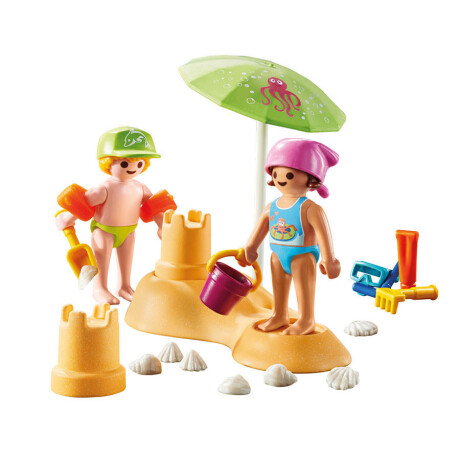 Playset Playmobil Niños En La Playa Con Accesorios Ub 001