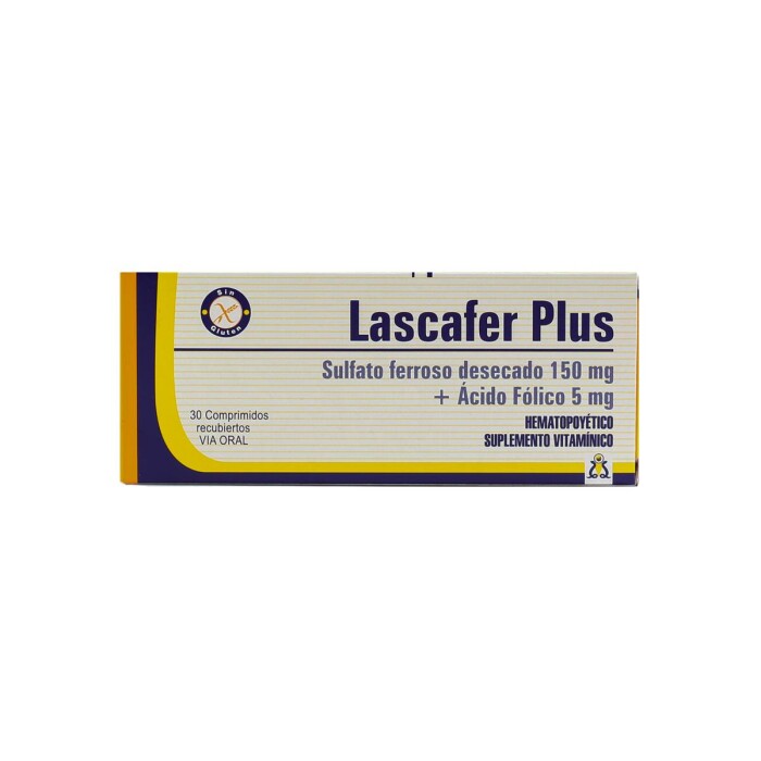 LASCAFER PLUS CJ X 30 COMP. única
