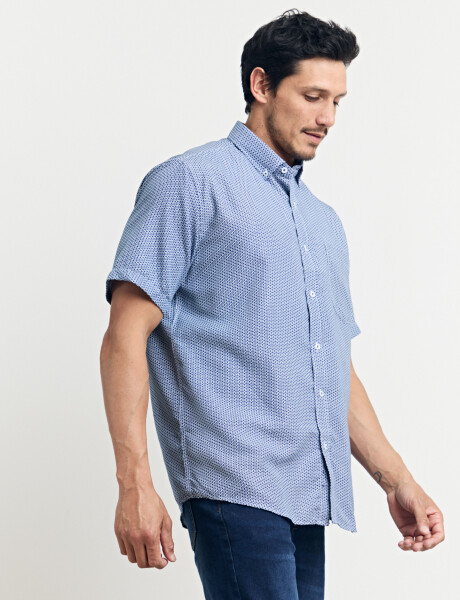 012656 CAMISA HARRINGTON LABEL Azul Osc/bla