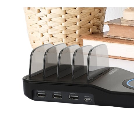 Hub de Carga - Naztech. Puertos USB y Carga Inalámbrica 001