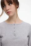 Remera Claus Gris Melange