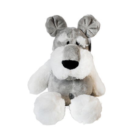Peluche Animal Chico Perro Gris