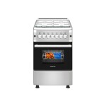 COCINA INOX 4 GAS HORNO 56 LTS. GAS -ENCENDIDO acero inoxidable