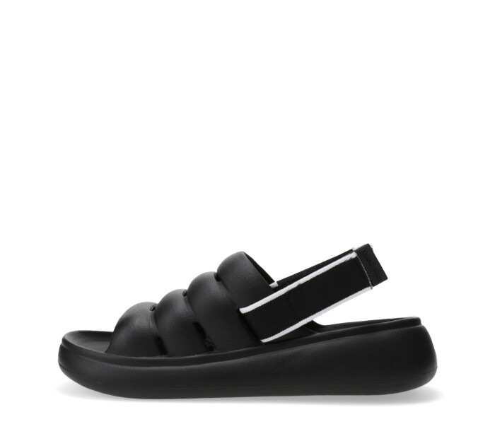 Sandalia EILAT de goma con elastico Black