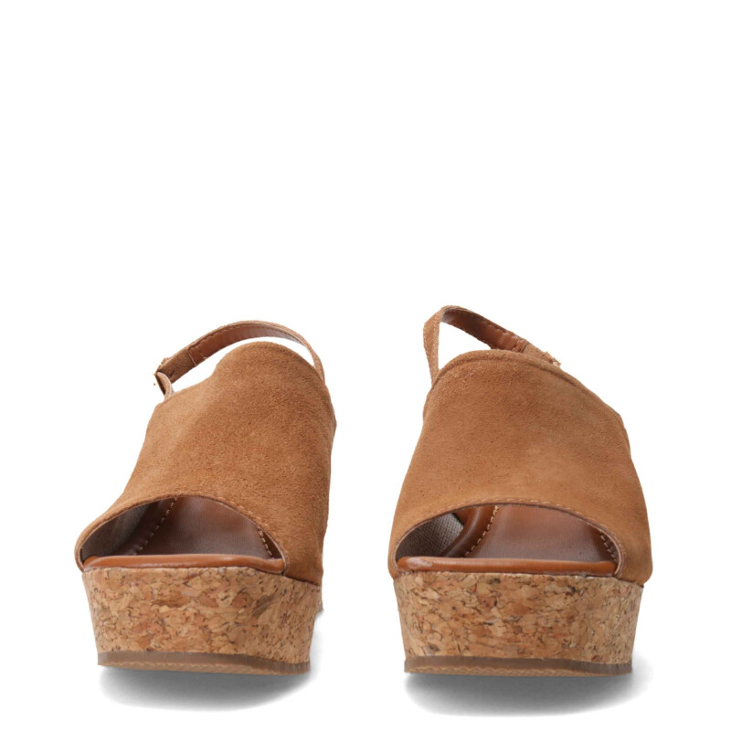 Sandalias de Mujer Bottero con Plataforma Marrón Castaño