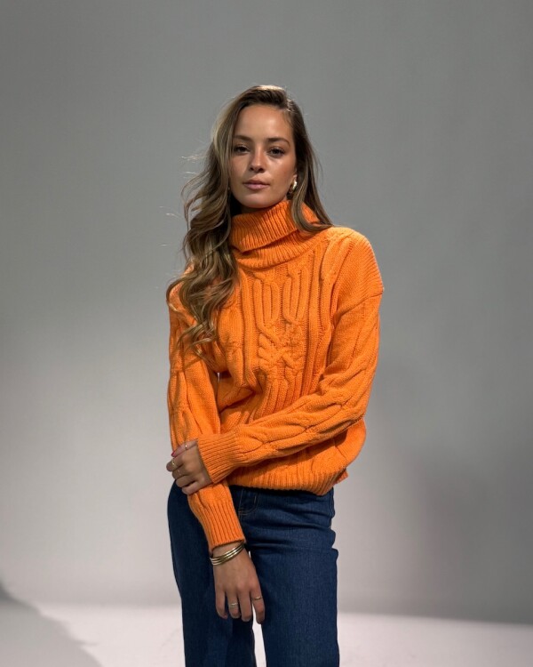 Polera Paz naranja
