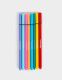 Lapices y Lapiceras Set Grande Set De 8 Microfibras De Colores - Combinacion Multicolor