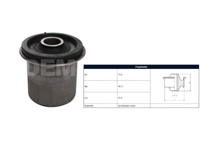 Buje Toyota Hilux 15-25 Der/Izq Buje Toyota Hilux 15-25 Der/Izq