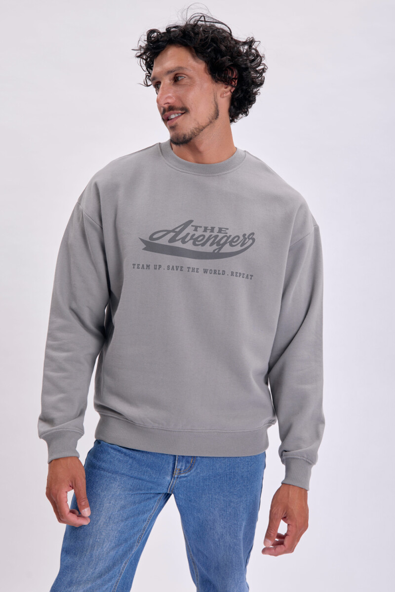 Buzo deportivo oversize Disney Gris