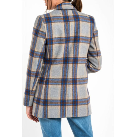 Blazer Cuadros Lana Multi