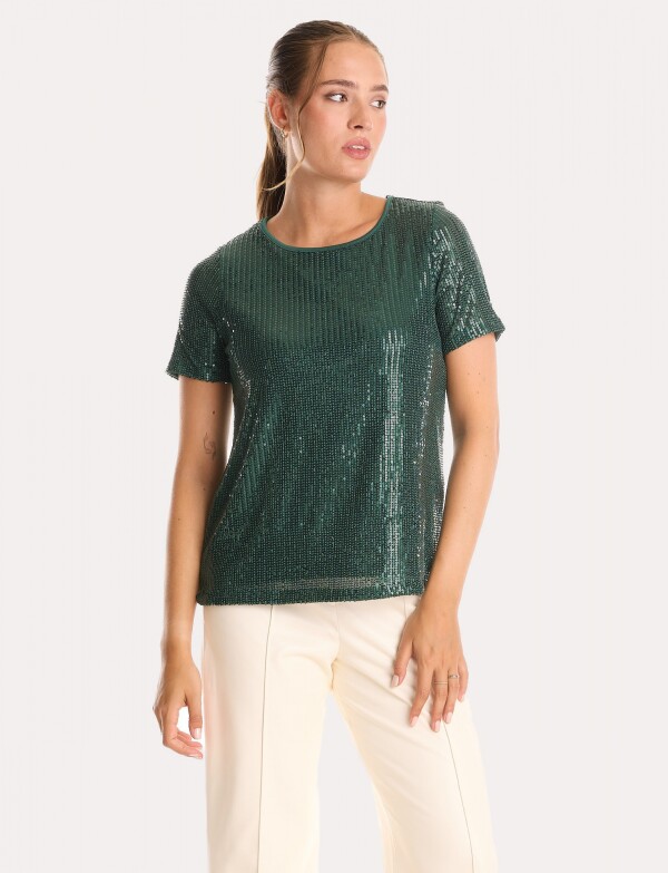 Blusa Lentejuelas VERDE