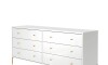 Cómoda Aparador Jasper 1.82 White Gloss Gold