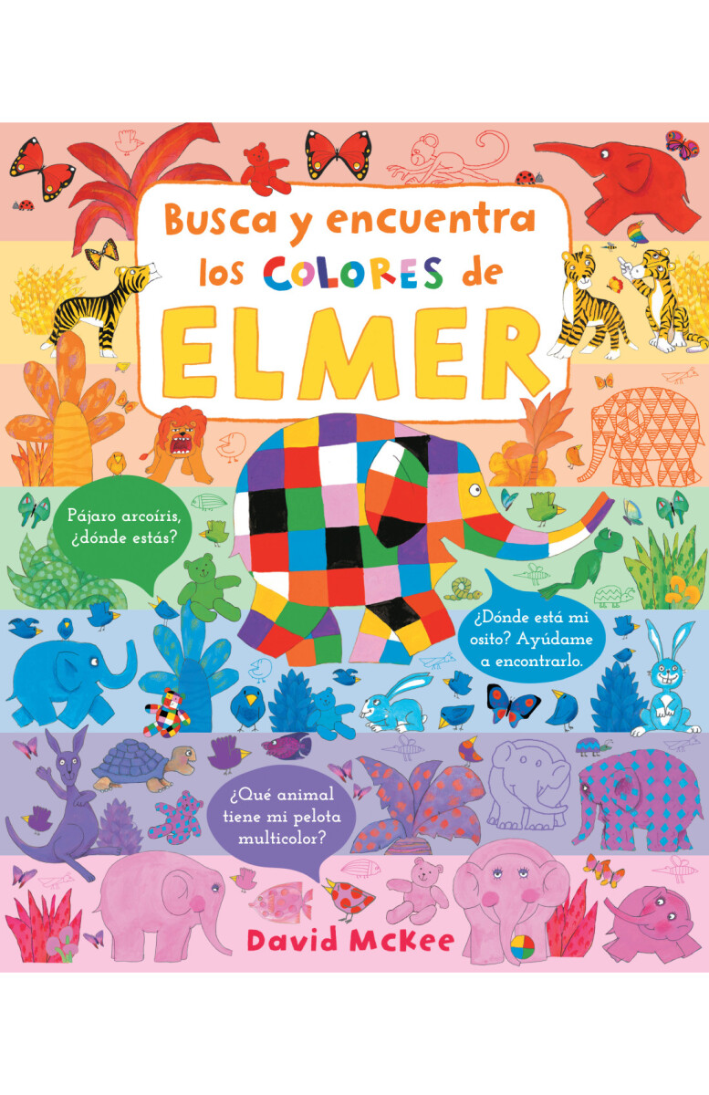 Busca y encuentra los colores de Elmer 