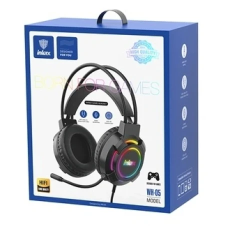 Auriculares Gamer Inkax Negro C/microfono 001