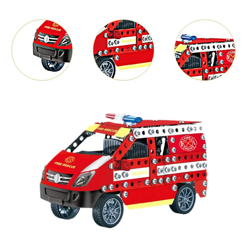 Mecano metal fire rescue 314 piezas Mecano metal fire rescue 314 piezas