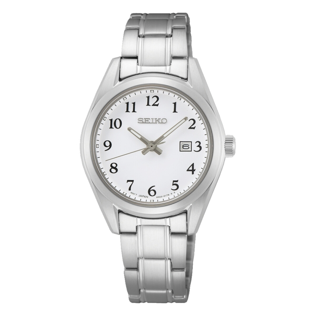 Reloj Seiko SUR465P1 para mujer con correa de acero plateado - Plateado 