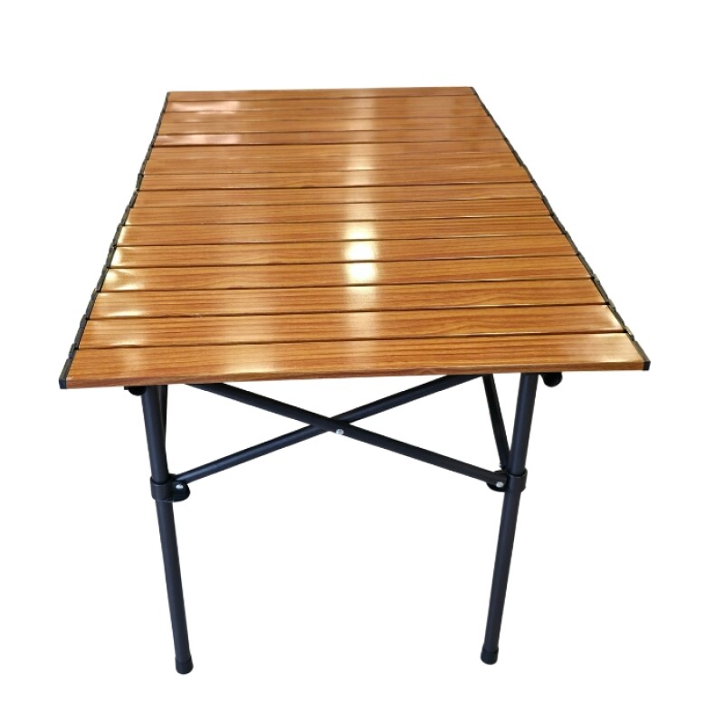 Mesa Plegable Enrollable Marron