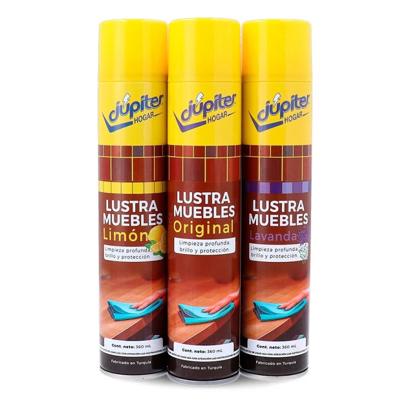 JUPITER LUSTRA MUEBLES 360ML LAVANDA Jupiter Lustra Muebles 360ml Lavanda