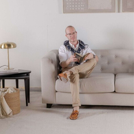 Sofá Adam Beige/Gris