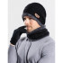 Kit Set Invierno Gorro Bufanda Cuello Guantes Abrigo Unisex ® Color Variante Negro