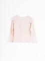 REMERA FLEURS BEIGE CLARO