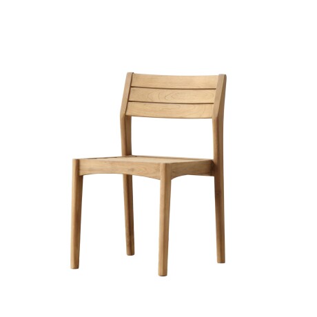 SILLA EXTERIOR MADERA NATURAL-BEIGE DANKE