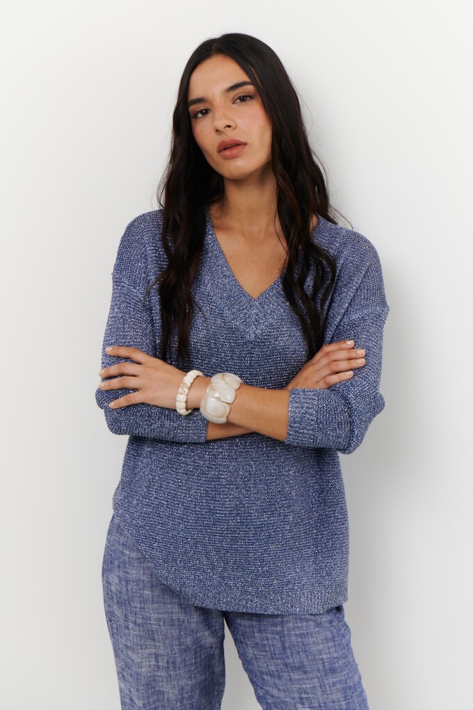 SWEATER V BLINK AZUL