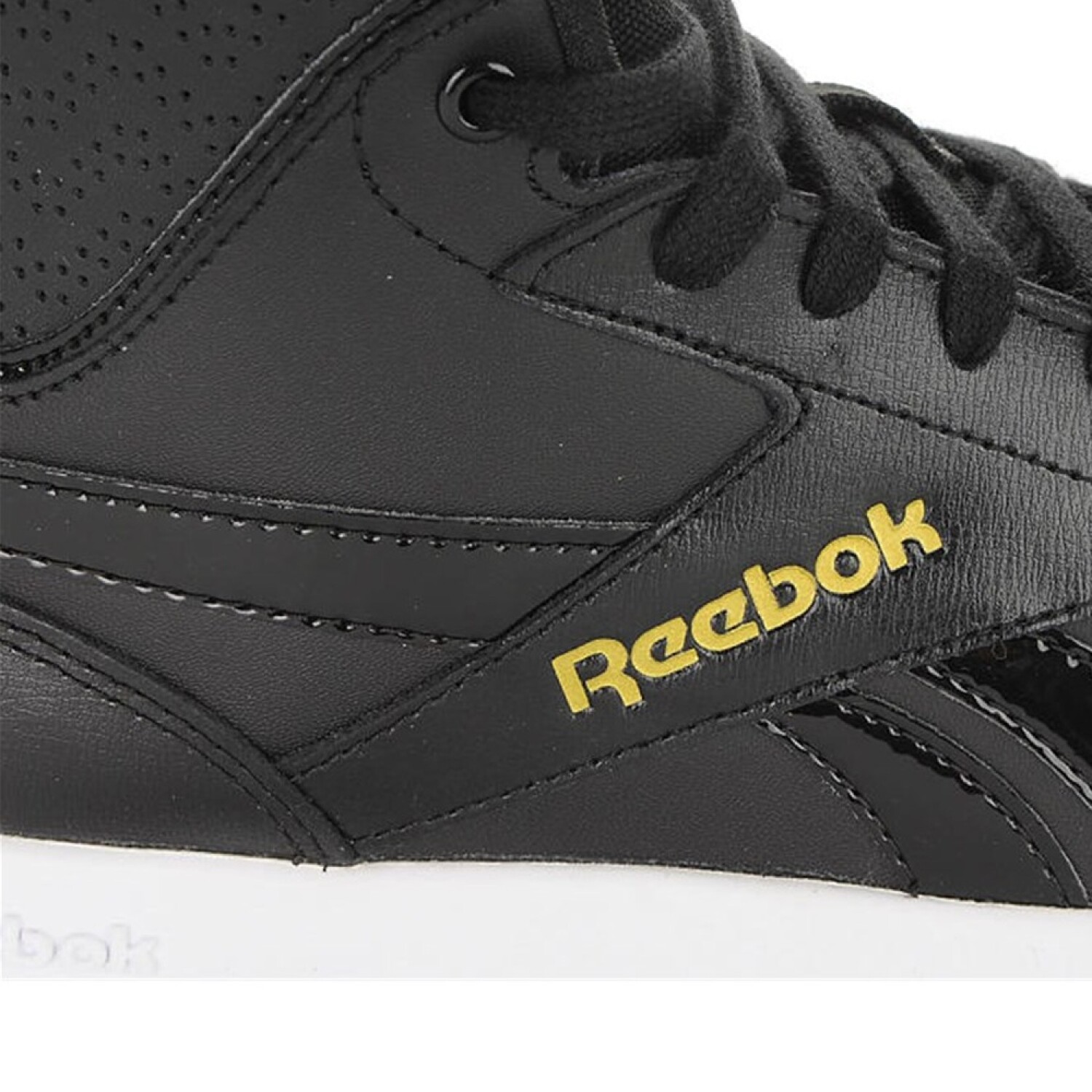 Championes Reebok Mujer Fabulista Mid Night Out Casual - Negro —