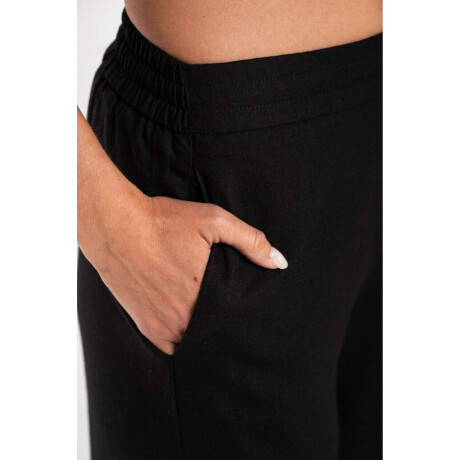 Pantalón Lino Negro