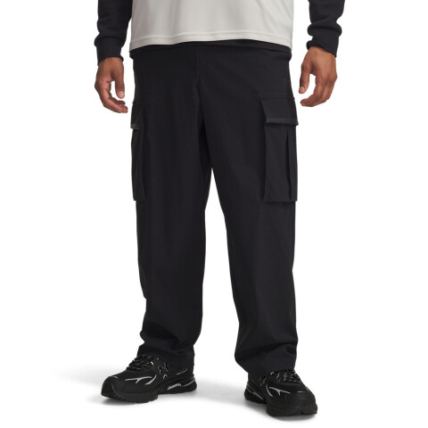 UA UNSTPBLE TXTR WOVEN CARGO-BRN BLK-001