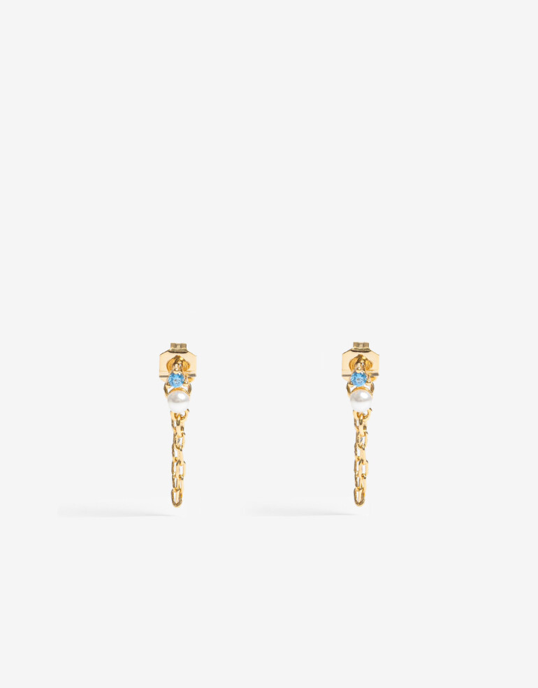 Aros Sets Cubic zirconia Set De Aros Con Cubic Zirconia - Dorado