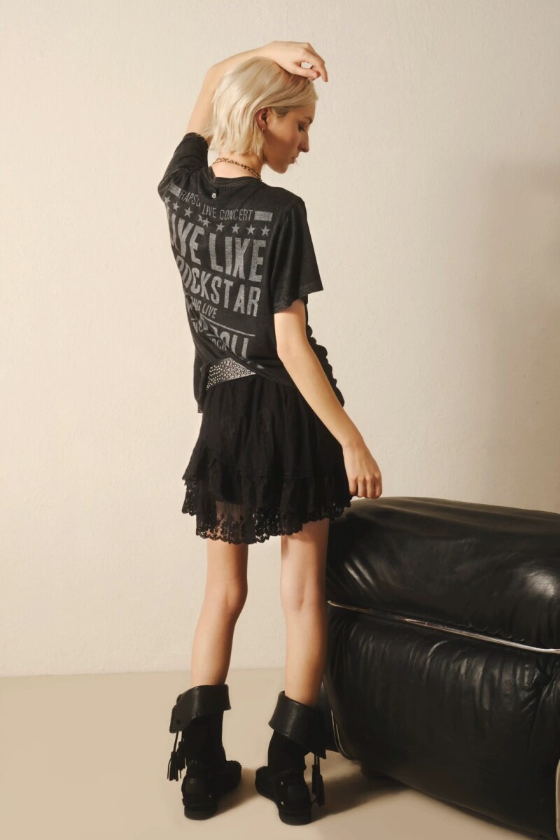 REM ROCK GUITAR Negro