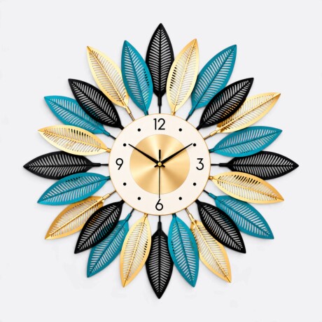 Reloj De Pared Flechas Negras Y Doradas Reloj De Pared Flechas Negras Y Doradas
