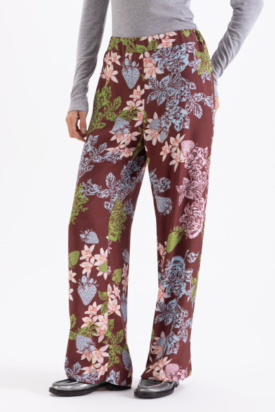 PANTALON FRESIA Bordo